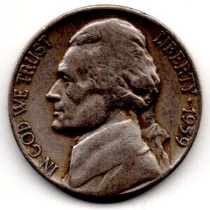 1959 D Vintage Thomas Jefferson Nickel - Scarce Estate Find